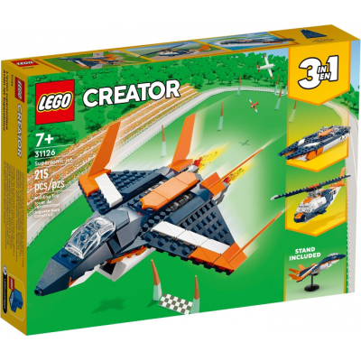LEGO CREATOR L’avion supersonique 2022